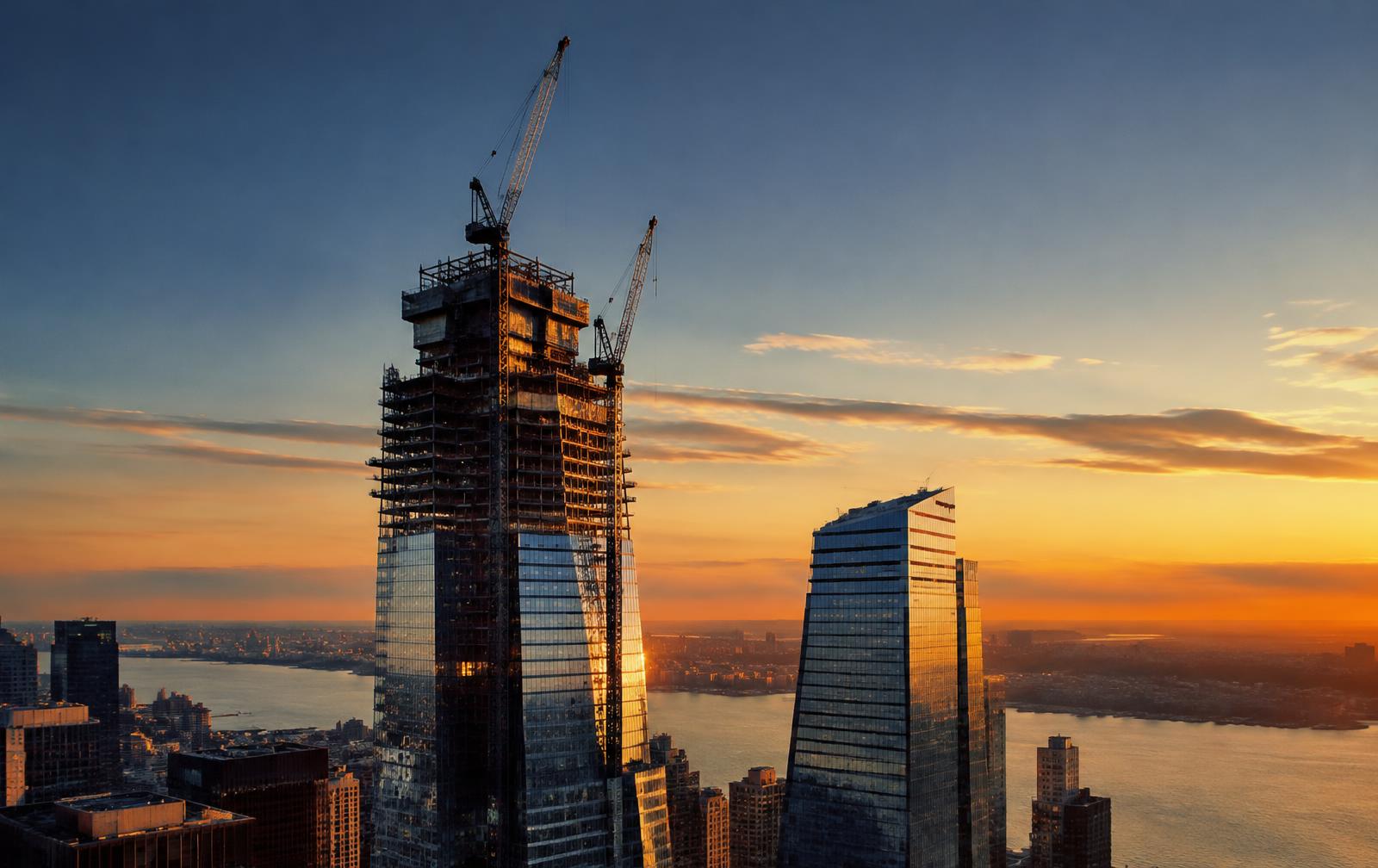 Tower under construction